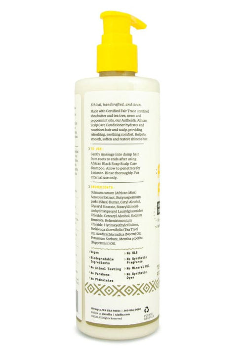 AUTHENTIC AFRICAN SCALP CARE CONDITIONER, SOOTHING TEA TREE & MINT