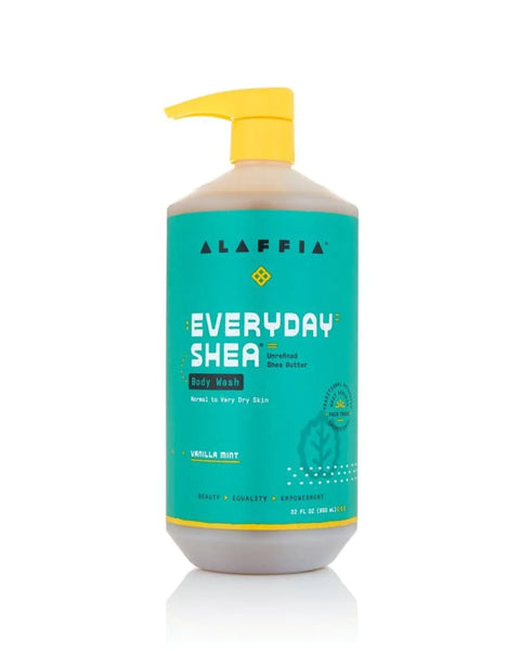 EVERYDAY SHEA BODY WASH - VANILLA MINT 32 OZ