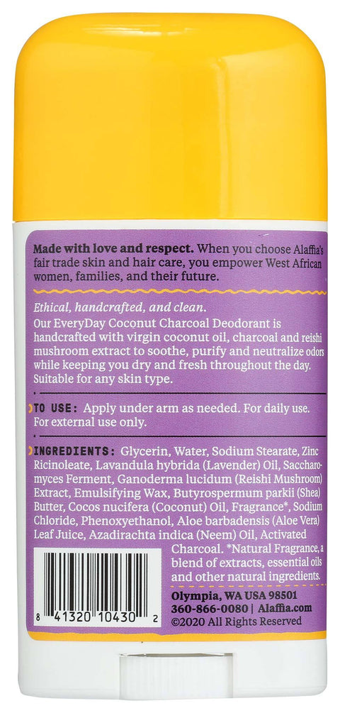 EVERYDAY COCONUT CHARCOAL DEODORANT - LAVENDER