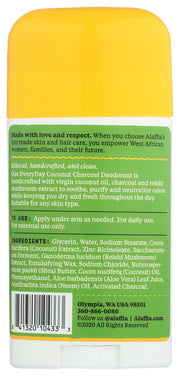 EVERYDAY COCONUT CHARCOAL DEODORANT - PURELY COCONUT