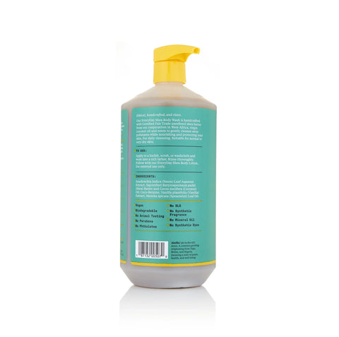 EVERYDAY SHEA BODY WASH - VANILLA MINT 32 OZ