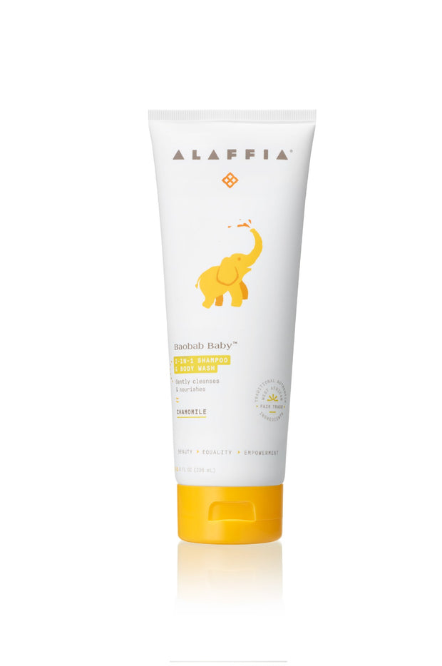 BAOBAB BABY 2-IN-1 SHAMPOO & BODY WASH, CHAMOMILE
