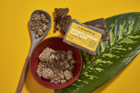 AUTHENTIC AFRICAN BLACK SOAP BAR - UNSCENTED
