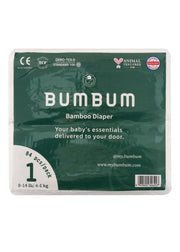 BumBum - Bamboo Diapers Size 1 (4-6kg) 84 Pieces