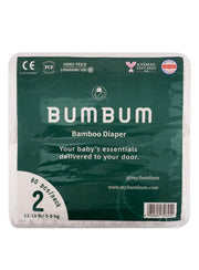 BumBum - Bamboo Diapers Size 2 (5-8kg) 80 Pieces